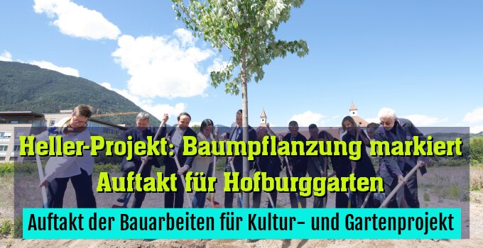 Auftakt der Bauarbeiten für Kultur- und Gartenprojekt