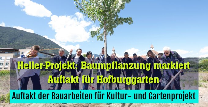 Auftakt der Bauarbeiten für Kultur- und Gartenprojekt