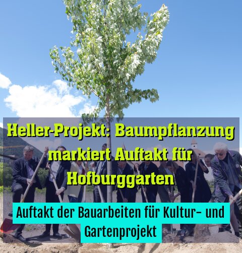 Auftakt der Bauarbeiten für Kultur- und Gartenprojekt