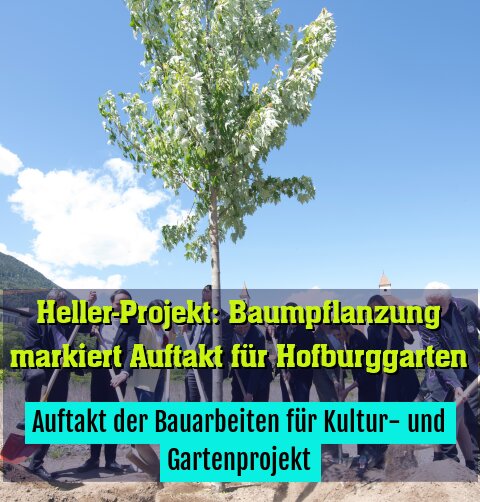 Auftakt der Bauarbeiten für Kultur- und Gartenprojekt