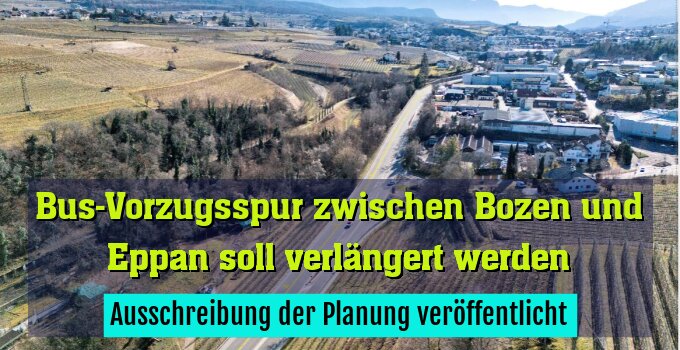 Ausschreibung der Planung veröffentlicht ­