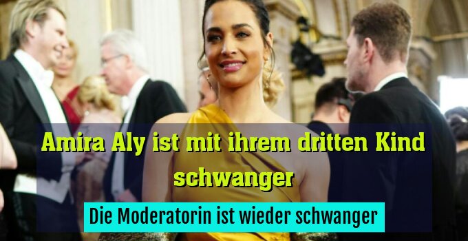 Die Moderatorin ist wieder schwanger
