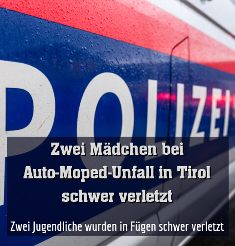 Zwei Jugendliche wurden in Fügen schwer verletzt