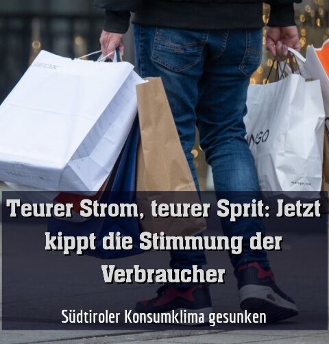 Südtiroler Konsumklima gesunken