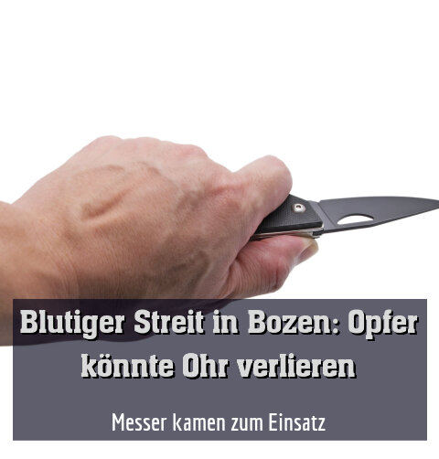 Messer kamen zum Einsatz