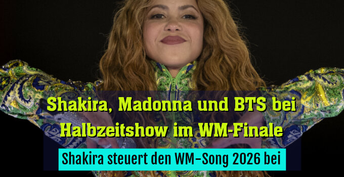 Shakira steuert den WM-Song 2026 bei
