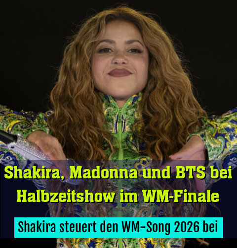 Shakira steuert den WM-Song 2026 bei