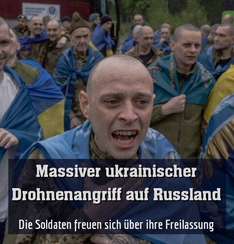 Die Soldaten freuen sich über ihre Freilassung