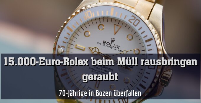 70-Jährige in Bozen überfallen