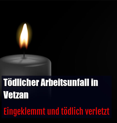 Eingeklemmt und tödlich verletzt