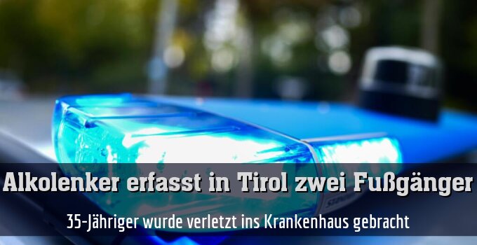 35-Jähriger wurde verletzt ins Krankenhaus gebracht