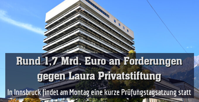 In Innsbruck findet am Montag eine kurze Prüfungstagsatzung statt