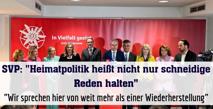 "Wir sprechen hier von weit mehr als einer Wiederherstellung"