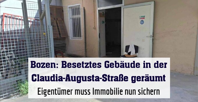 Eigentümer muss Immobilie nun sichern
