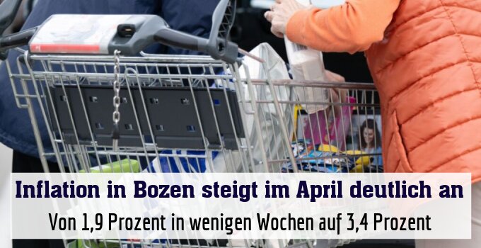 Von 1,9 Prozent in wenigen Wochen auf 3,4 Prozent