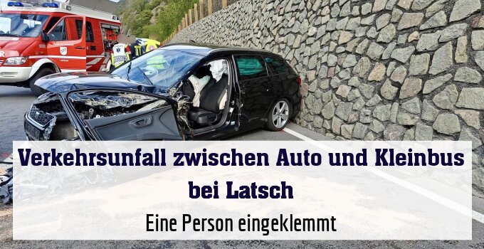 Eine Person eingeklemmt