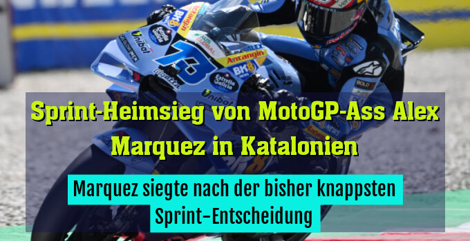 Marquez siegte nach der bisher knappsten Sprint-Entscheidung