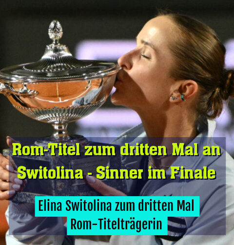 Elina Switolina zum dritten Mal Rom-Titelträgerin