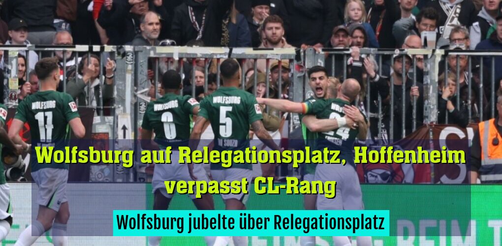 Wolfsburg jubelte über Relegationsplatz