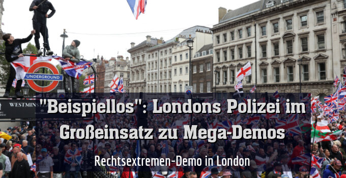 Rechtsextremen-Demo in London