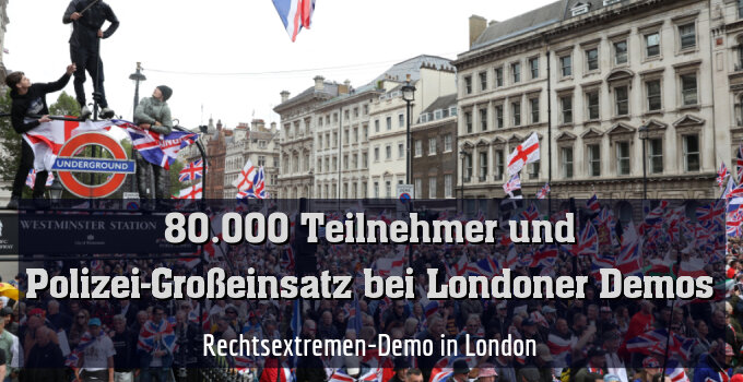 Rechtsextremen-Demo in London