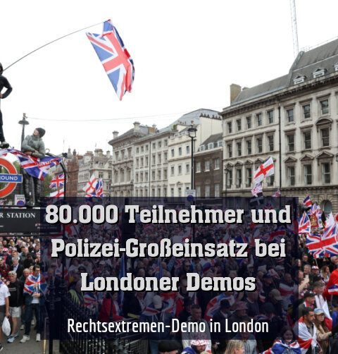 Rechtsextremen-Demo in London