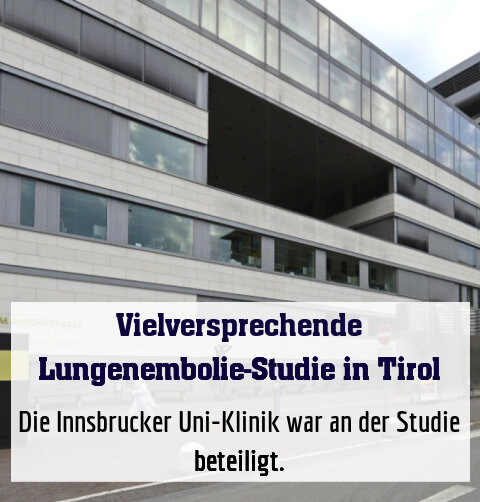 Die Innsbrucker Uni-Klinik war an der Studie beteiligt.