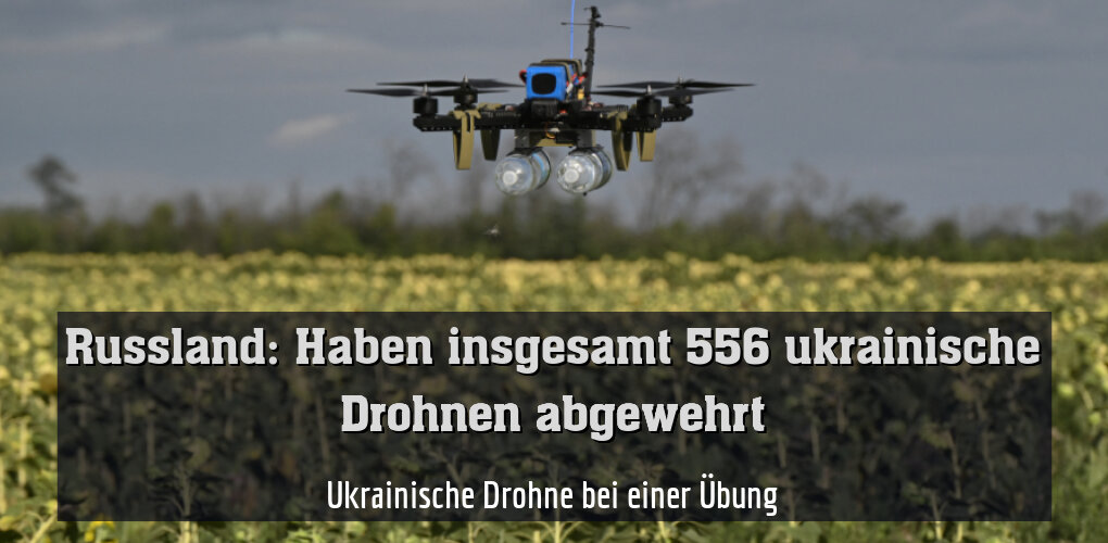 Ukrainische Drohne bei einer Übung (Archivbild)