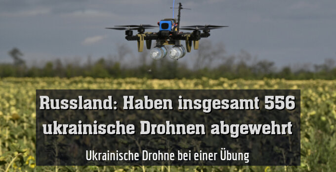 Ukrainische Drohne bei einer Übung (Archivbild)