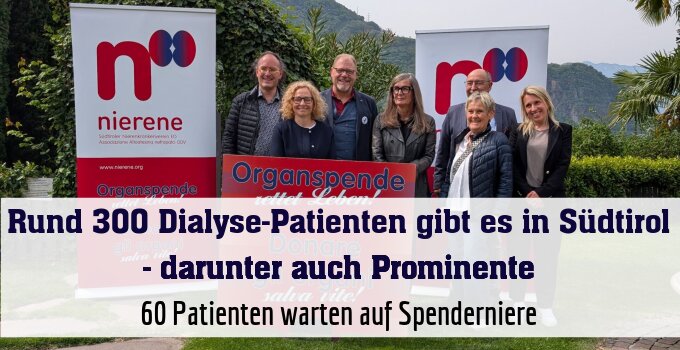 60 Patienten warten auf Spenderniere
