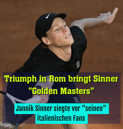 Jannik Sinner siegte vor "seinen" italienischen Fans