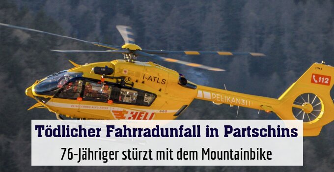 76-Jähriger stürzt mit dem Mountainbike