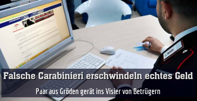 Paar aus Gröden gerät ins Visier von Betrügern