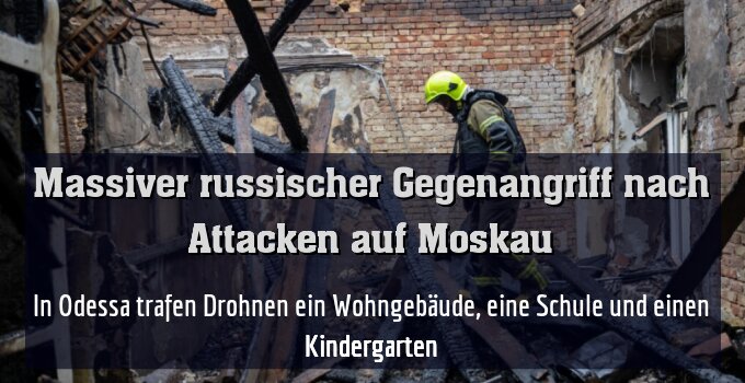 Auch Odessa wurde wieder angegriffen
