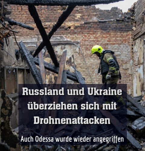Auch Odessa wurde wieder angegriffen