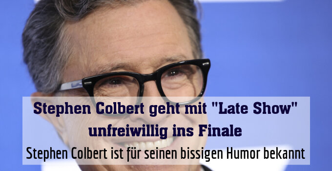 Stephen Colbert ist für seinen bissigen Humor bekannt