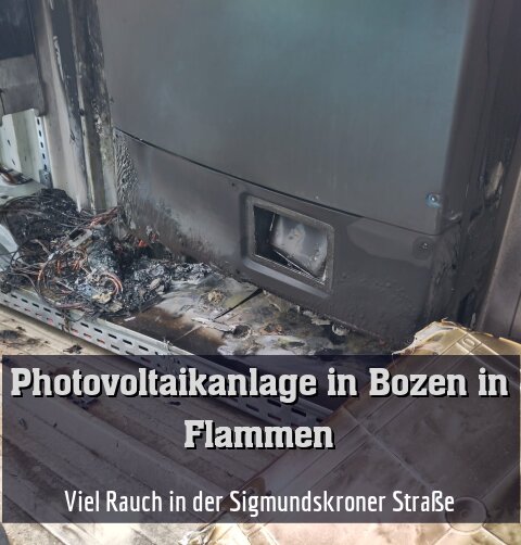Viel Rauch in der Sigmundskroner Straße