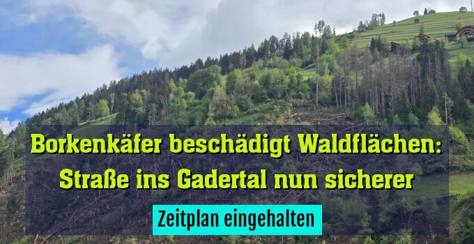 Zeitplan eingehalten