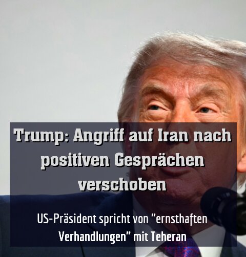US-Präsident spricht von "ernsthaften Verhandlungen" mit Teheran