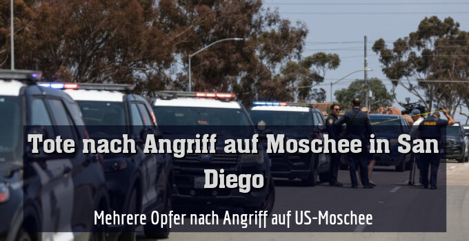 Mehrere Opfer nach Angriff auf US-Moschee