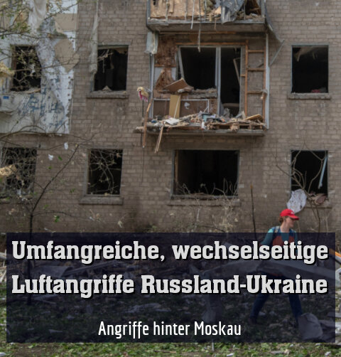 Russische Angriffe treffen immer wieder Wohnhäuser wie hier in Dnipro