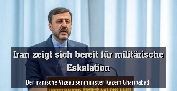 Der iranische Vizeaußenminister Kazem Gharibabadi