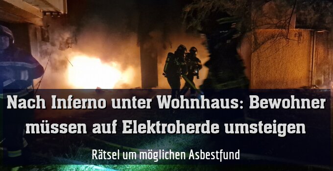 Rätsel um möglichen Asbestfund