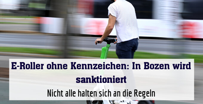 Nicht alle halten sich an die Regeln