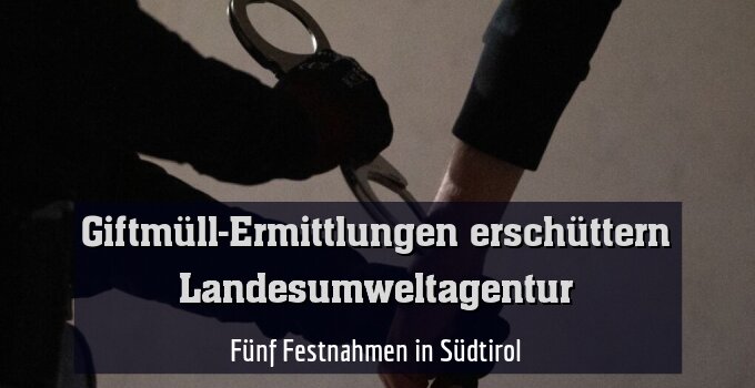 Fünf Festnahmen in Südtirol