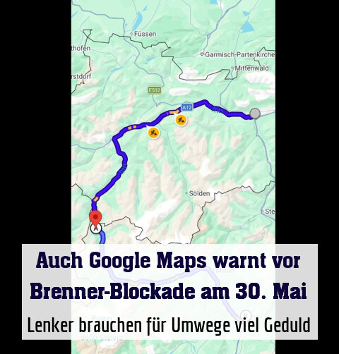Lenker brauchen für Umwege viel Geduld