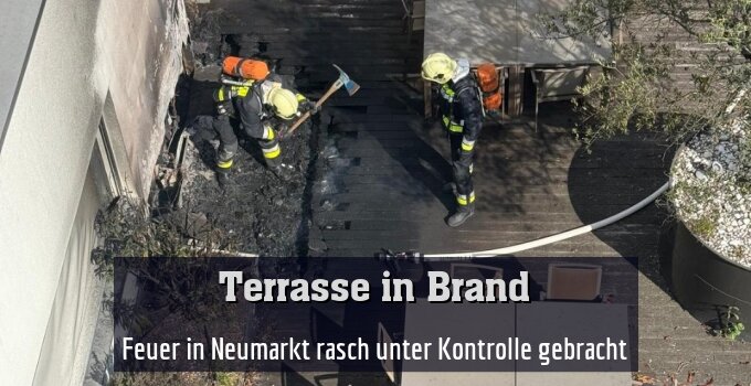 Feuer in Neumarkt rasch unter Kontrolle gebracht