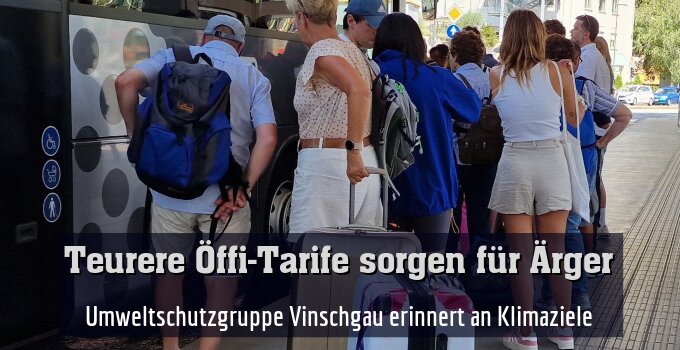 Umweltschutzgruppe Vinschgau erinnert an Klimaziele