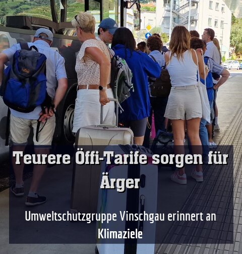 Umweltschutzgruppe Vinschgau erinnert an Klimaziele