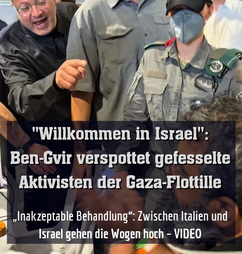 „Inakzeptable Behandlung“: Zwischen Italien und Israel gehen die Wogen hoch – VIDEO